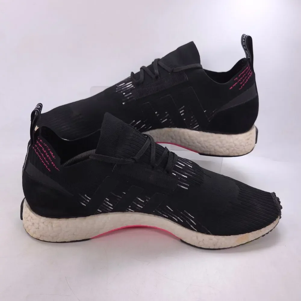 Adidas NMD Racer Primeknit Athletic Running Shoe Mens Size 13 CQ2441 Black White